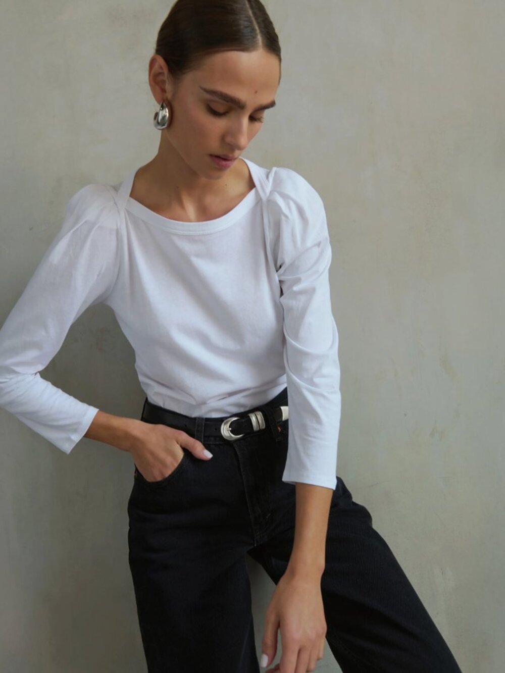 Nation LTD | Amelie Top in White